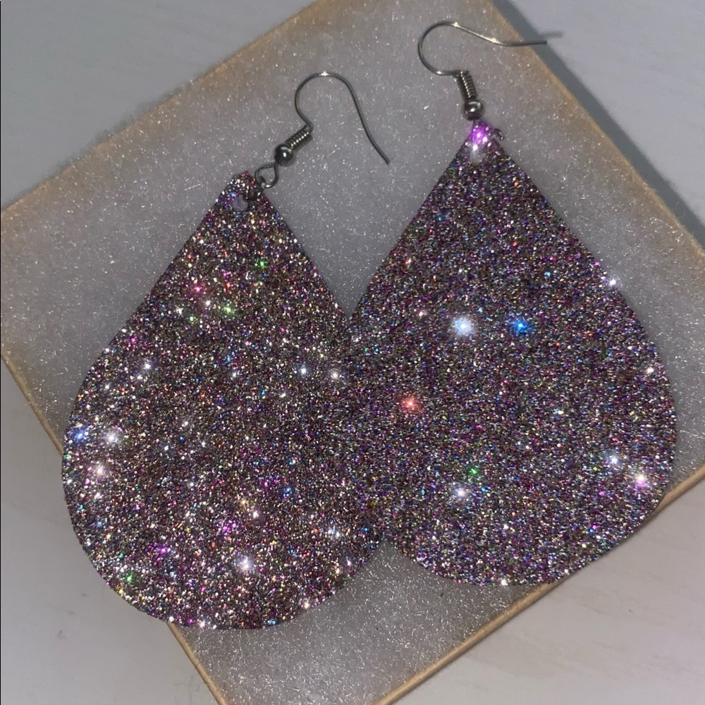 Handmade Multi-Color Sparkle Earrings